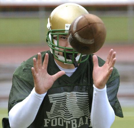 Jeff Gouveia rumbles towards the end zone against Tahoma High School. Gouveia finished the season with 31 touchdowns