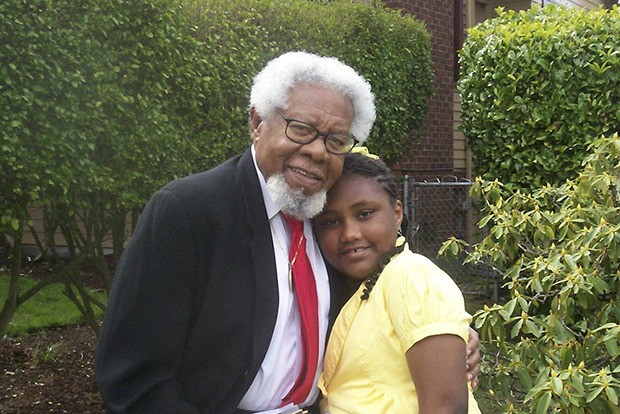 Jayza Duhon and her grandfather