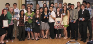 Outstanding Auburn students received scholarships and accolades at the Masonic King Solomon Lodge No. 60 banquet and awards program.