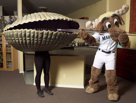 The Mariner Moose and the Ivar’s Dancing Clam are among the local mascots joining the fight to prevent the flu