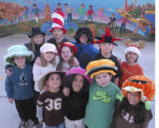 Dick Scobee Elementary School students wore hats to school last Thursday as part of an all-day outreach for the Heavenly Hats Foundation