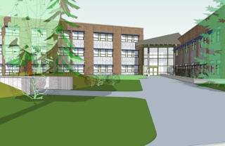 The Green River Community College campus soon will feature a three-story
