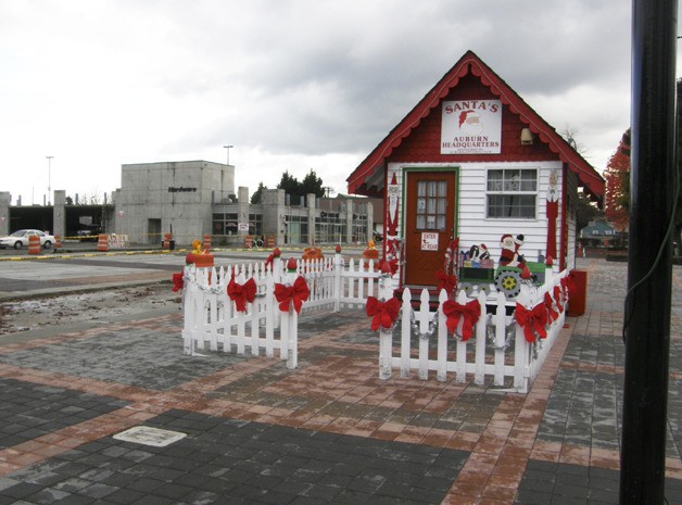 Some downtown merchants are upset that the Santa House was moved to a more isolated location down Main Street.
