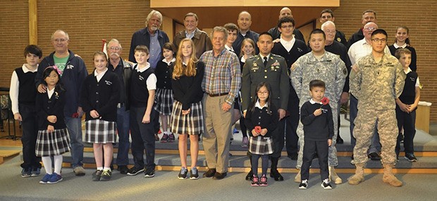 Holy Family Catholic School honored families