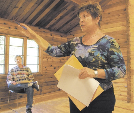 State Sen. Pam Roach mobilizes opposition to a development proposal that would link SE Green Valley Road between Flaming Geyser State Park and SR 169 to a major housing development in Black Diamond. At left