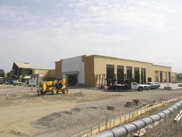 The new Super Walmart is beginning to take shape in Auburn.