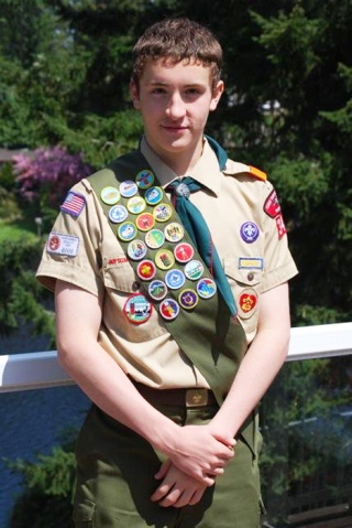 Jeremy Call led efforts to help improve Lea Hill Park for his Eagle Scout project.