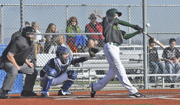 Auburn’s Matt Seeley connects during a recent preseason jamboree against Auburn Riverside.