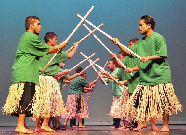 The Marshallese Stick Dancers from Marshallese Full Gospel Church in Auburn perform at last year's Uniquely Auburn event.