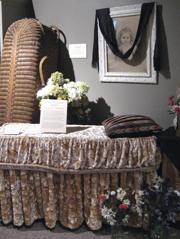 Victorian households rented 'slumber beds' to display their departed dear ones – part of the 'Dead: Unearthing the Shift in Funerary Practices from Home to Mortuary' exhibition at the White River Valley Museum.