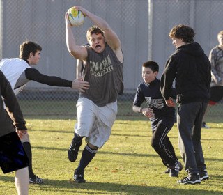 Rainier Plateau Junior rugby players from left