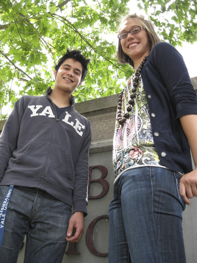 Yale-bound Anthony Tordillos and Elise Jones