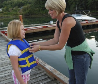 Adult supervision and wearing a properly fitted life jacket are the best ways to keep your children safe around water this summer.