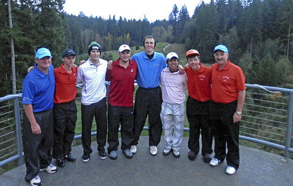 The Auburn Mountainview boys golf team