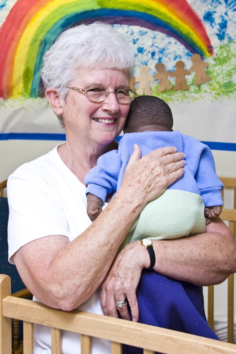 Arlene Hall enjoys working with children