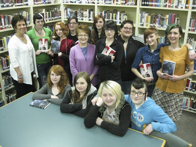 The West Auburn Book Club gathers regularly at the library. The group includes