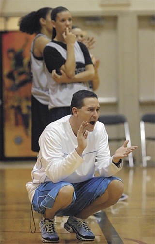 Coach Adam Barrett