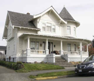 The historical Blomeen House on B Street Northeast is located in the heart of an evolving neighborhood north of City Hall and the Auburn Regional Medical Center.