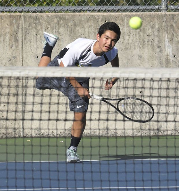 No. 1 singles player Bryan Thornquist powers the Trojans this season.