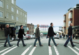 Local band Creme Tangerine will play a Beatles tribute to commemorate the historical 'rooftop concert' this Friday at Pike Market. From left: Dan Grant; Chuck Dorsett; Tim Mushen; Jeff Lockhart and Dustin Shirley.