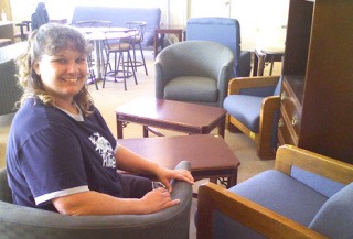 Anna Okerson is the store manager for AHHS Transition Services Furniture.
