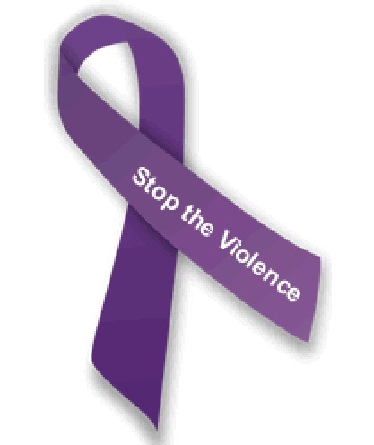 The purple ribbon is symbolic of Domestic Violence Awareness Month. Local agencies are planning events throughout October in honor of the campaign.