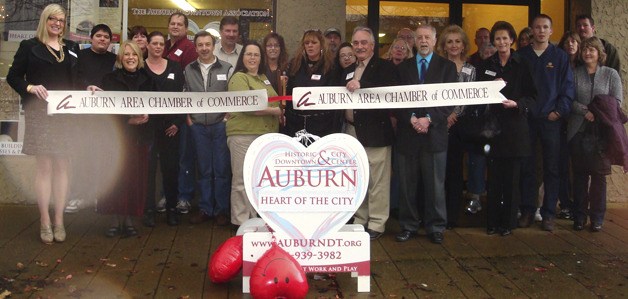 Officials recently came together to welcome the new location for The Auburn Downtown Association.