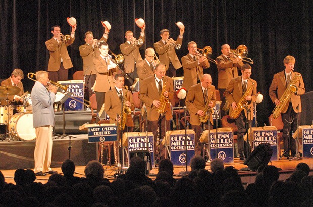 The Glenn Miller Orchestra brings the big band sound to the Auburn Performing Arts Center on Friday night.