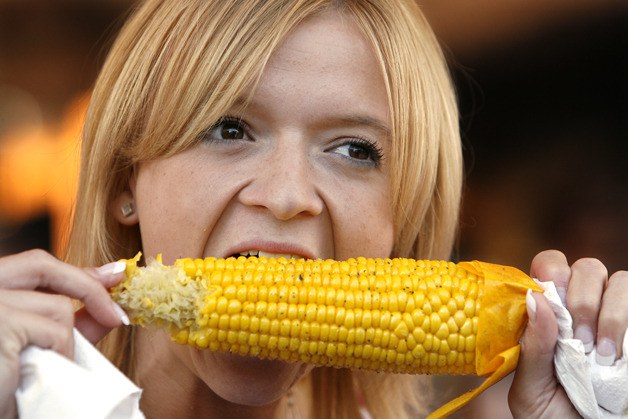 Farm fresh corn on the cob is on the menu of favorite foods at the Puyallup Fair