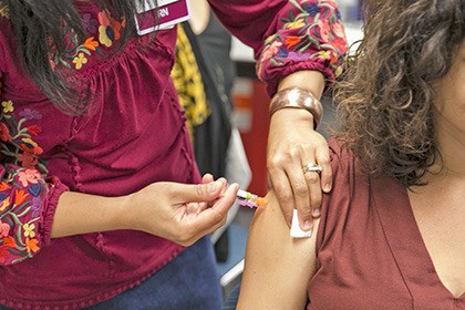 The Centers for Disease Control and Prevention (CDC) recommends a yearly flu vaccine for everyone 6 months and older.