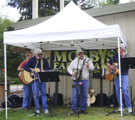 Uncle Dan's Original Recipe performs during the recent at the Spring Rhubarb Fest in the Green Valley at Mosby Farms.