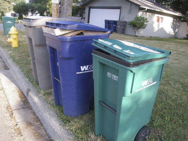 Waste and recycling collections continue to grow in front of Auburn homes and businesses as the Waste Management striker enters its third week.