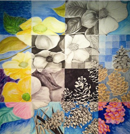 Diane Sarr's mixed media