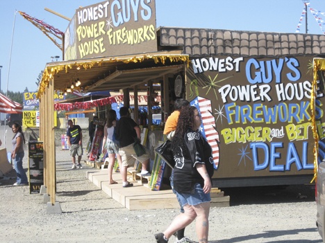 Fireworks can be purchased on the Muckleshoot Reservation