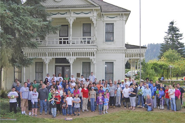 Volunteers came out to beautify historic Neely Mansion.