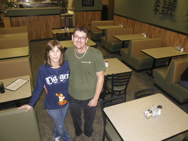Linda Carson and Ed Bailes have made improvements to The Rainbow Cafe while keeping a part of its past.