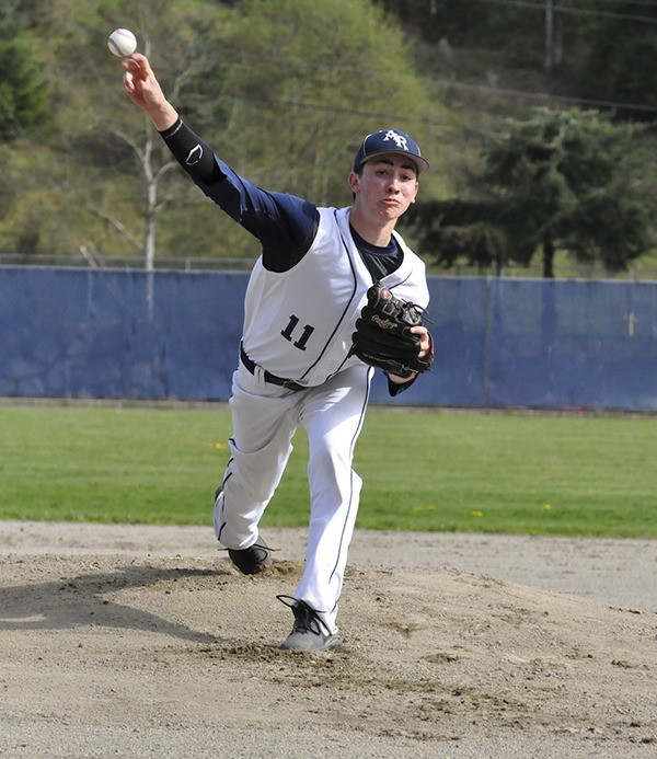 Auburn Riverside junior Noah Freelund was honored with all-South Puget Sound League North 4A second team honors as both a pitcher and a utility infielder.