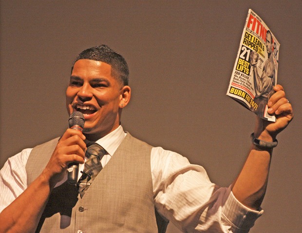 Beware: Youth pastor and Cleveland Browns fullback Eddie Williams warned Auburn students about the media and how it perpetuates fitness and nutrition myths.