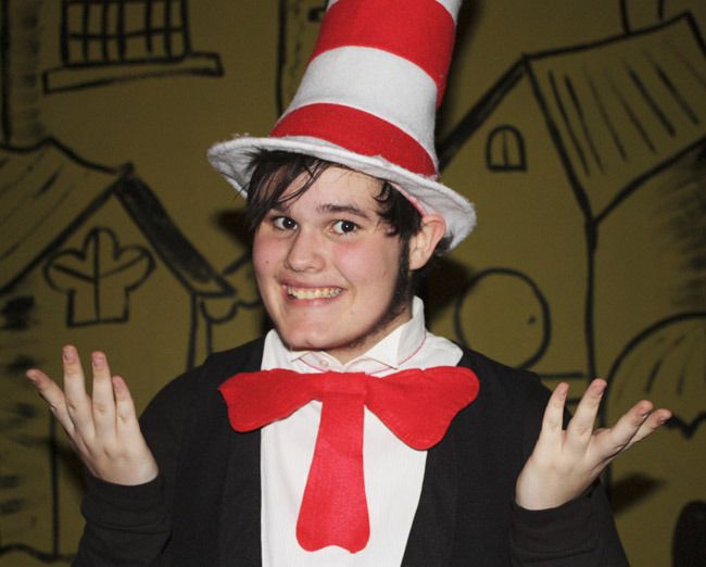 Auburn High School Actors Guild member Troy Green is bringing to life the Cat in the Hat in the guild's production of 'Seussical.'