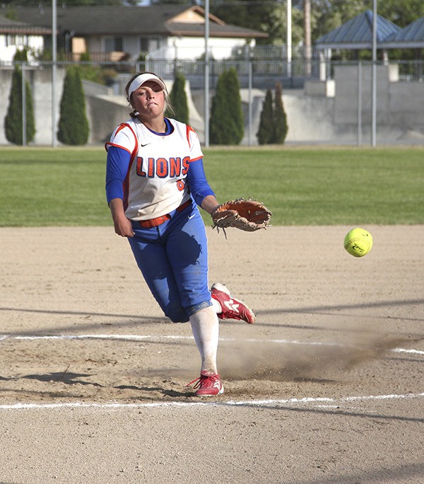 Auburn Mountainview senior and South Puget Sound League 3A Most Valuable Player Delene Colburn in the circle.