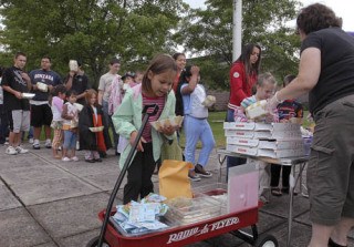 Everyone gets a choice of nutritional foods and snacks at the Auburn School District’s Child Nutrition Summer Lunch Program.