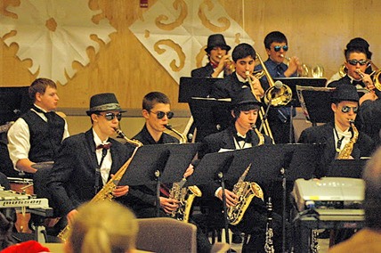 The Auburn Mountainview High School Bands perform a holiday concert Dec. 6.