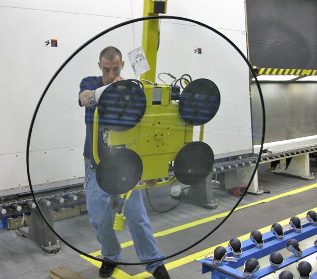 Glass for the Statue of Liberty renovation project is the largest and heaviest piece ever manufactured by Auburn-based Vetrotech Saint-Gobain.