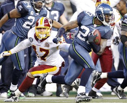 Seahawks cornerback Marcus Trufant