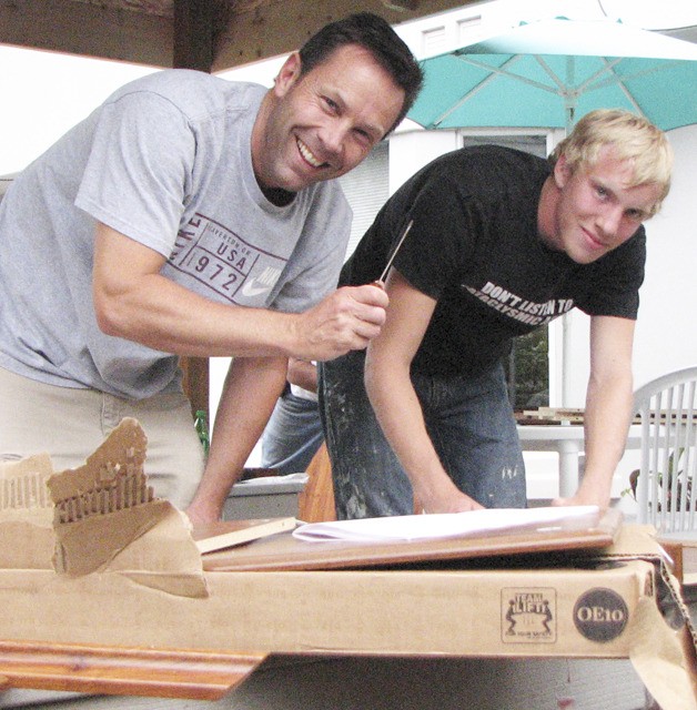 Volunteers Mark Carlson