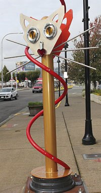 The public can meet the artists and discuss their works during a Downtown Sculpture Gallery Walking Tour