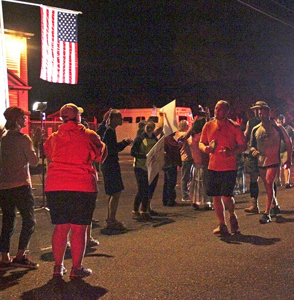 The City of Pacific welcomes 100-mile runners from Always Brothers.