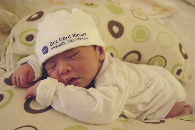 Elliot Kuo's parents donated his cord blood.