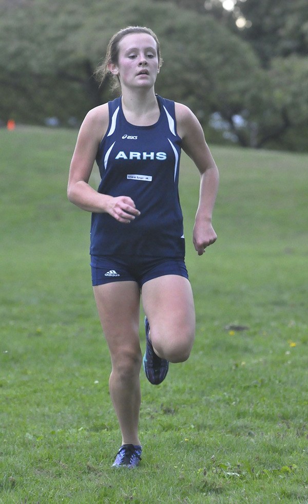 Auburn Riverside's Amanda Bunger will run in this Saturday's Westside Classic Cross Country District meet.