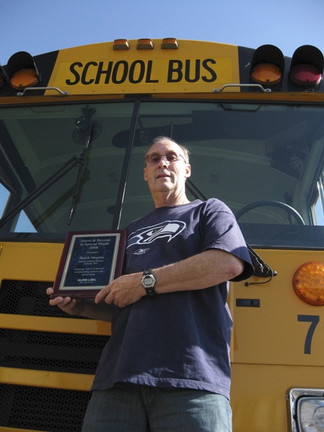 Butch Maples safely has transported kids for 25 years in the Auburn School District. Maples